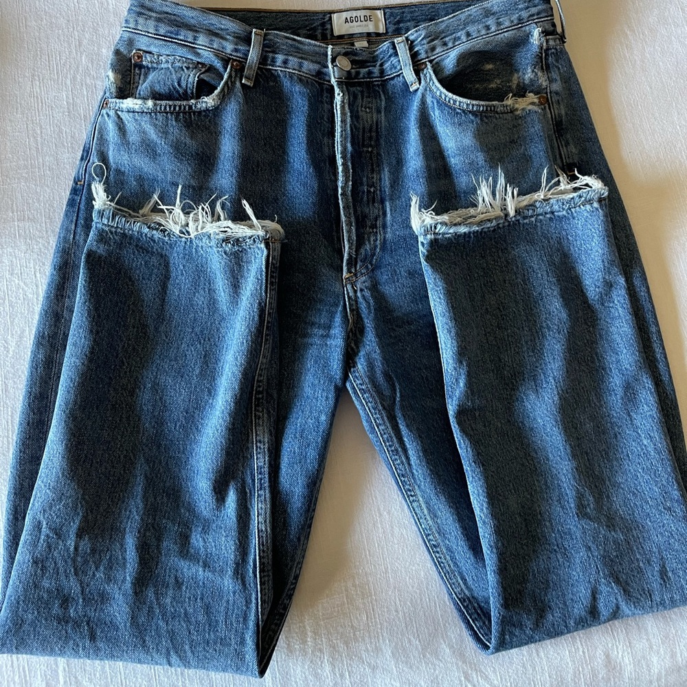Agolde Riley Jeans In Frequency